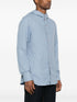 hooded gingham-check shirt